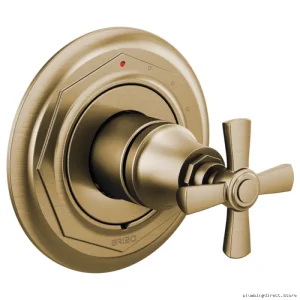 Rook Pressure-Balanced Valve Trim in Brilliance Luxe Gold (T60P061-GL Brizo) – Modern Design