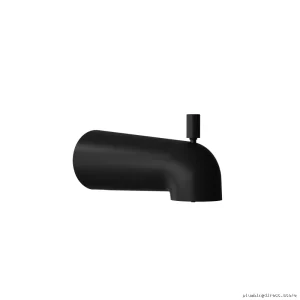Round Slip-On Tub Spout with Diverter - Matte Black 105139-160 Kalia