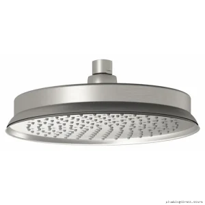 Rustik 6-Head Multi-Flow Shower Head - Pure Nickel Finish, Model 103965-125