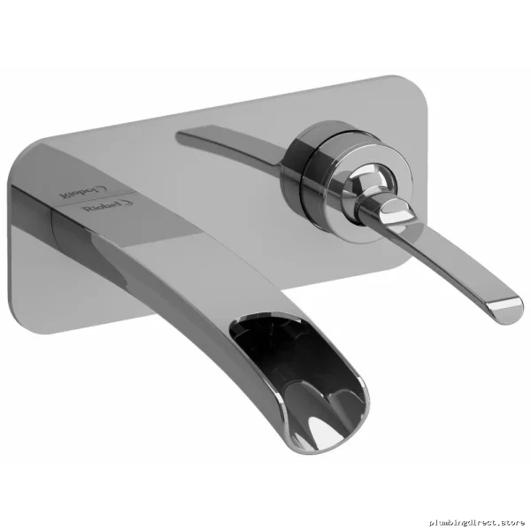 Salome Chrome Wall Mount Bathroom Faucet - Lever Handle Design | Efficient Flow Rate TSA360C