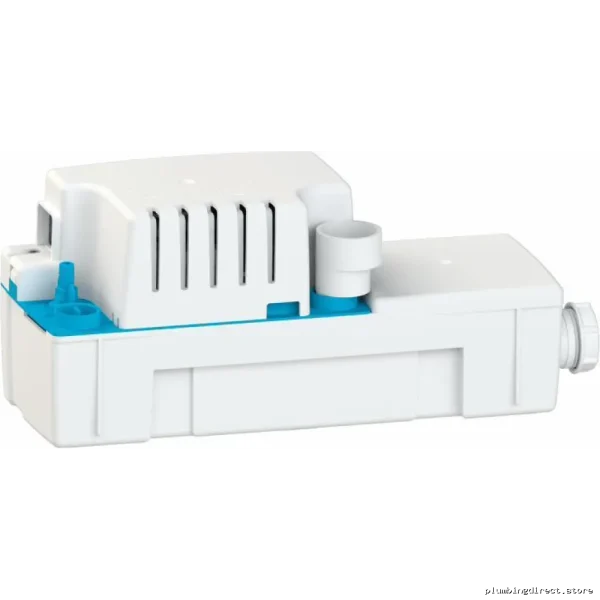 Saniflo 044 White 2-in-1 Low Profile Condensate Pump – Quiet & Efficient Space-Saving Design
