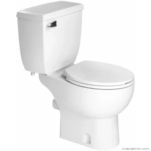 Saniflush White Round Toilet Bowl Includes Seat
