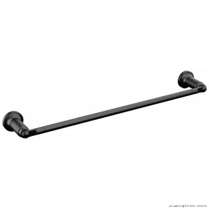 Saylor Heavy-Duty Matte Black Bath Towel Bar - ¹⁸