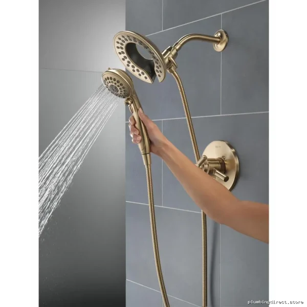 Modern Saylor Monitor 17 Series Shower Trim Champagne Bronze Finish with In2ition Technology