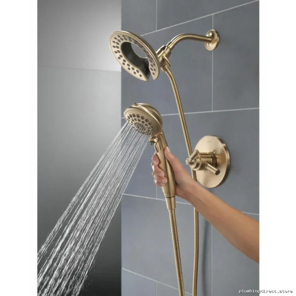 Modern Saylor Monitor 17 Series Shower Trim Champagne Bronze Finish with In2ition Technology - Image 4