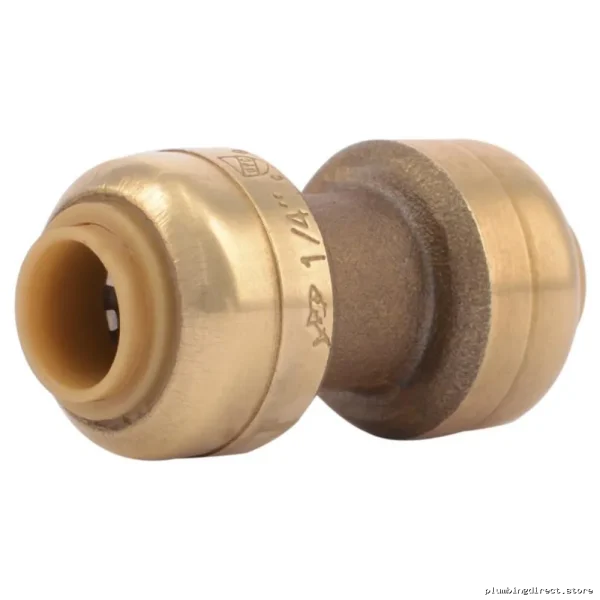 1/4 Inch Lead-Free Brass Push-to-Connect Coupling U004LF Sharkbite