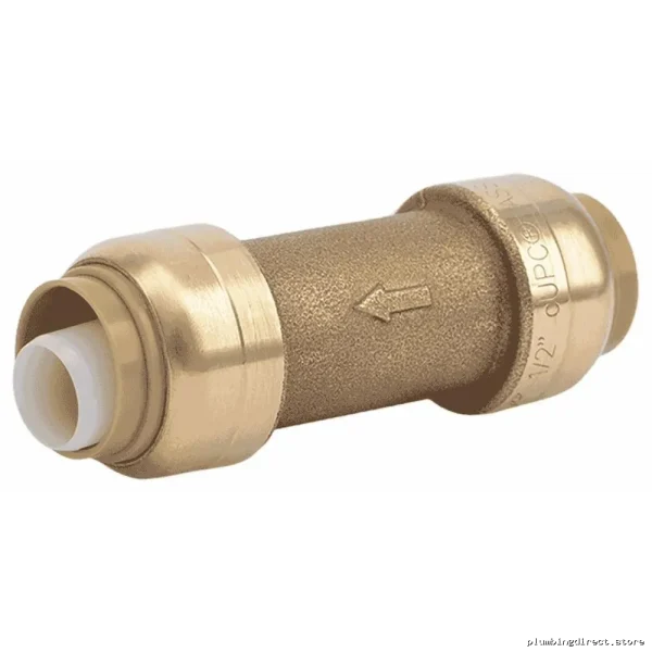 Sharkbite Brass One-Way Check Valve (1/2 in x 1/2 in) Lead-Free U2008-0000LF