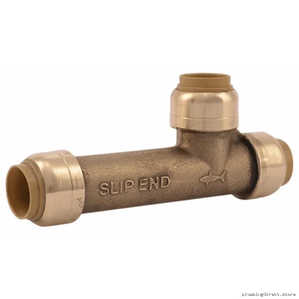Lead-Free Brass 1/2 Inch Slip Tee Fitting - Sharkbite U3362LF Plumbing Solution