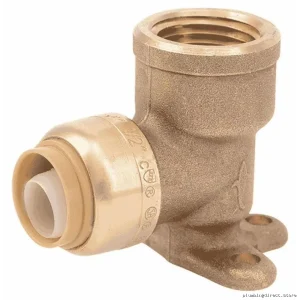 Sharkbite 1/2 x 1/2 FPT Drop-Ear Elbow - Lead Free Brass U334LF