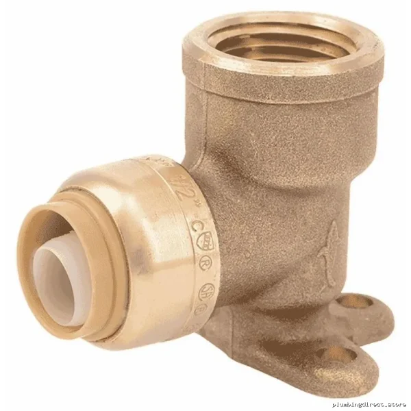 Sharkbite 1/2 x 1/2 FPT Drop-Ear Elbow - Lead Free Brass U334LF