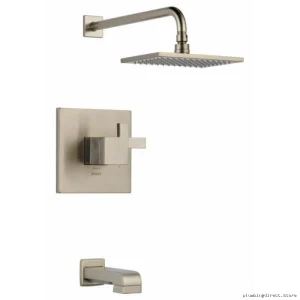Siderna Brizo Precision Thermostat Tub & Shower Kit – Water-Saving at 2.5 GPM in Polished Nickel