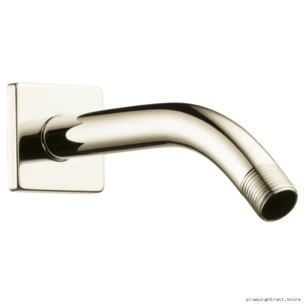 Polished Nickel Adjustable Shower Arm/Fl ange Kit - Siderna