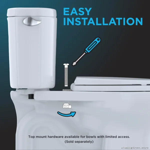 Silent Close Elongated Toilet Seat & Lid - Toto Cotton-White - Image 2