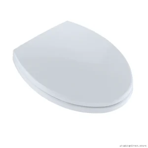 Silent Close Elongated Toilet Seat & Lid - Toto Cotton-White