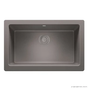 SilGranite Compatible Metal Drain Grid – Matte Grey Mesh Filter Insert BPA-Free Kitchen Accessory