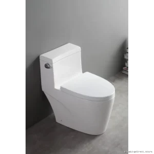 Simmons Slow Close Tall 4.8L 1-Piece Toilet Side Cover - White BT1016548SC