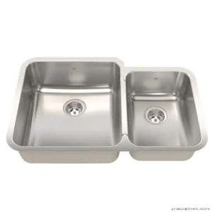 Stainless Steel Single Bowl Undermount Sink - 1-3/4 Bowl Durable Kitchen Sink QCMUA2233R/8 Kindred
