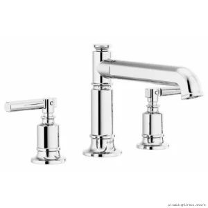 Single-Handle Chrome Tub & Shower Faucet Trim - Invari Roman Brizo T67376-PCLHP