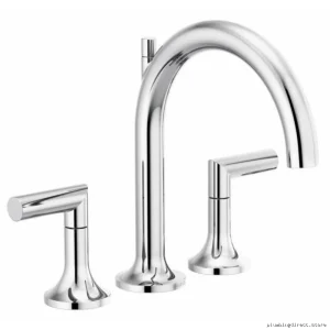 Single Handle Roman Tub Faucet Trim - Brushed Nickel
