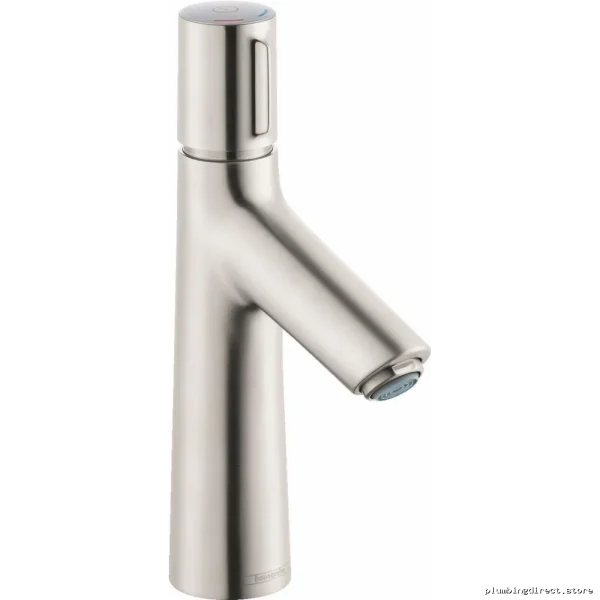 Brushed Nickel Single-Hole Bath Faucet with Pop-Up Drain | Hansgrohe - Image 2
