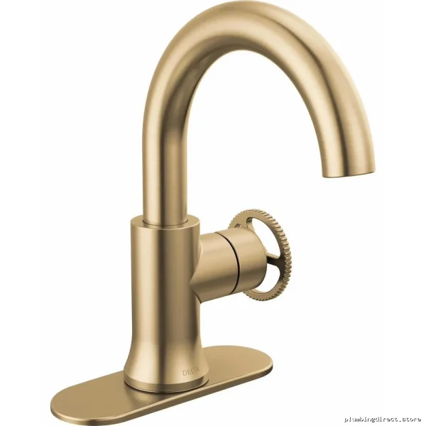 Trinsic Single-Hole Bathroom Faucet in Champagne Bronze Finish - Image 3