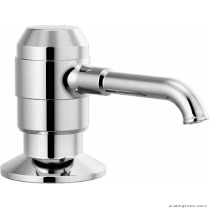 Sleek Chrome Soap Dispenser - Delta Broderick