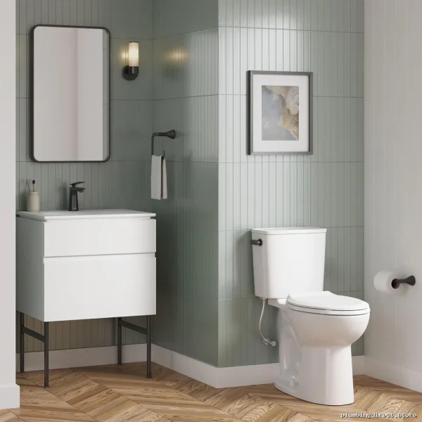 Sleek Matte Black Toilet Paper Holder by Aspirations - American Standard Model 7061230.243