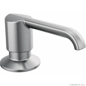 Sleek Metal Soap Dispenser in Durable Lumiccoat Finish – Emmeline Delta Model