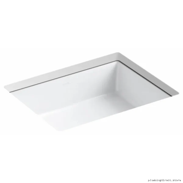 Sleek Verticyl Rectangle Undermount Bathroom Sink | Kohler Dune 2882-NY - Image 2