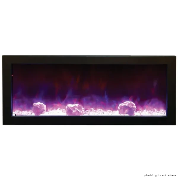 Slim Built-in Indoor/Outdoor Electric Fireplace – Amantii BI- SLIM