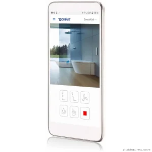 Smart Integrated Bidet Toilet with SensoWash i Plus Technology - Duravit White