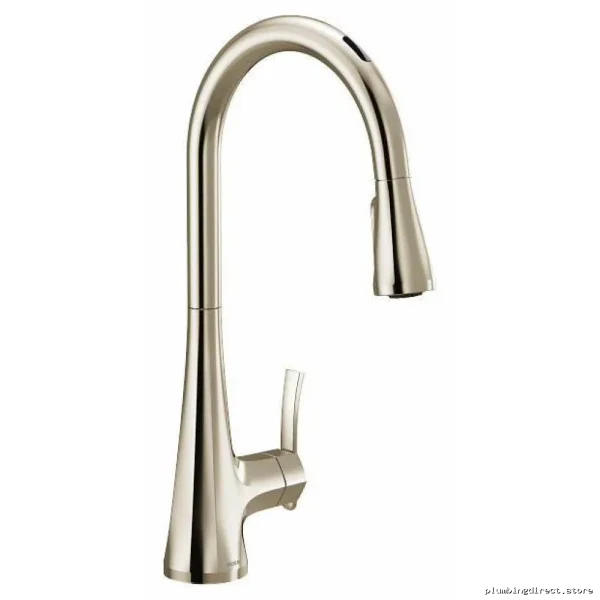 Smart Motion-Control Kitchen Faucet with Pull-Down Spray - Polished Nickel Moen