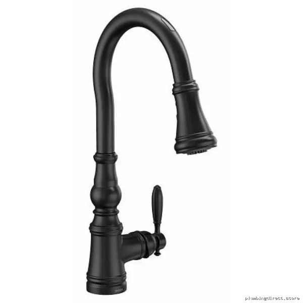 Moen Smart Motion Control Kitchen Faucet with Pulldown Spray - Matte Black S73004EV2BL