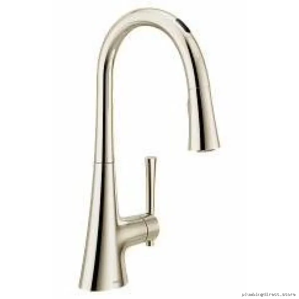 Smart Touch Kitchen Faucet with Pull-Down Spray Head & Motion Sensor - Polished Nickel Moen 9126EVNL