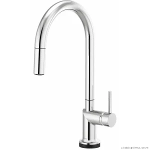 Odin Smart touch Kitchen Faucet w/ Pulldown Spray & Arc Spout - Chrome Less Handle Design