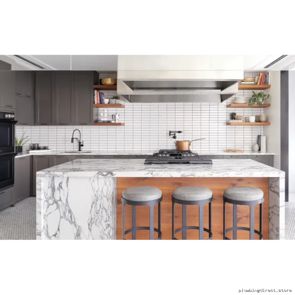 Brizo SmartTouch Adjustable Matte Black Kitchen Faucet - Image 2