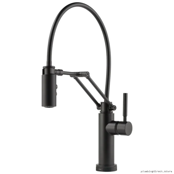 Brizo SmartTouch Adjustable Matte Black Kitchen Faucet