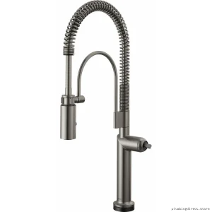 SmartTouch Semi-Pro Kitchen Faucet with Handle-Free Design & Spring-Powered Spray