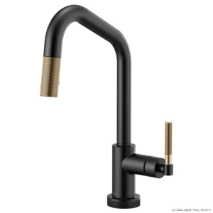 SmartTouch Kitchen Faucet with Pull-Down Spray & Matte Black Finish Brizo
