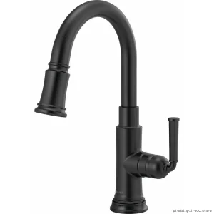SmartTouch Pull-Down Kitchen Faucet with Bar Prep Function - Brizo Matte Black