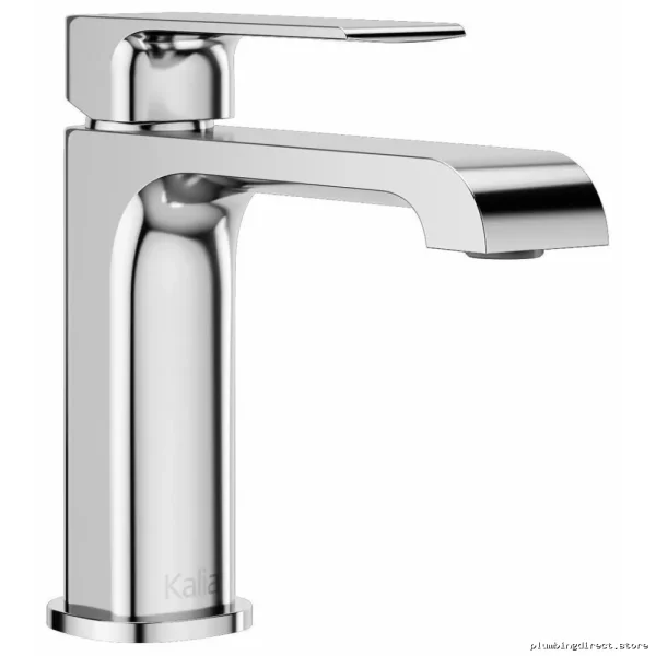 Sobrio Single-Hole Bathroom Faucet with Push-Drain Functionality - Modern Chrome Finish, Model BF1779-110