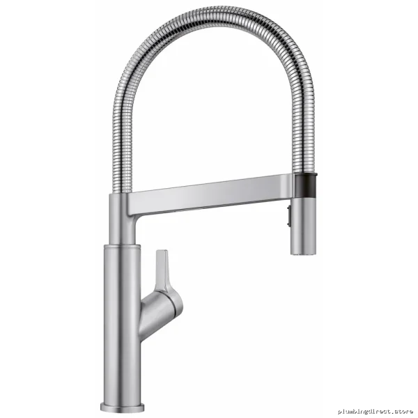 Solenta Senso Hands-Free Pulldown Kitchen Faucet with Spray - Stainless 401993 Blanco