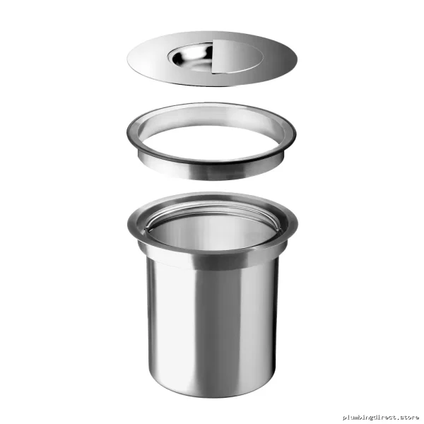 Solon White Stainless Steel Indoor Compost Bin System