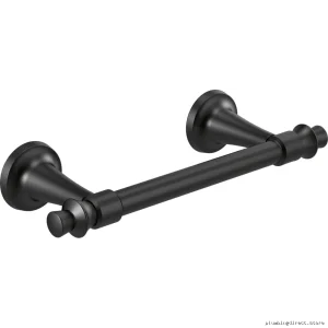 Adjustable & Space-Saving Toilet Paper Holder - Matte Black