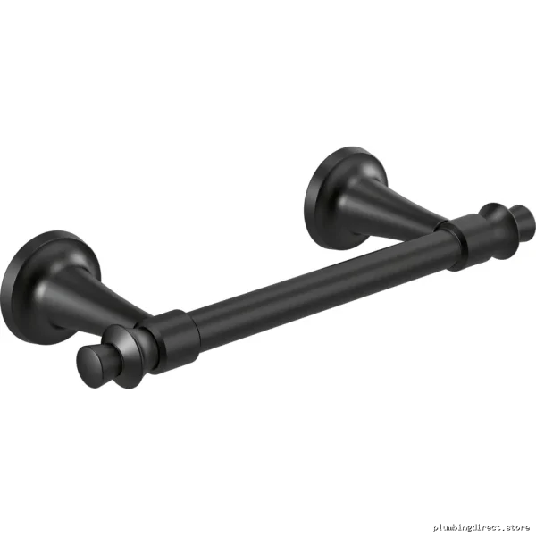 Adjustable & Space-Saving Toilet Paper Holder - Matte Black