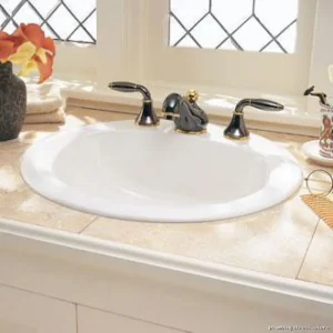 Rondalyn Space Saving Linen Countertop Bathroom Sink | Durable Finish | American Standard