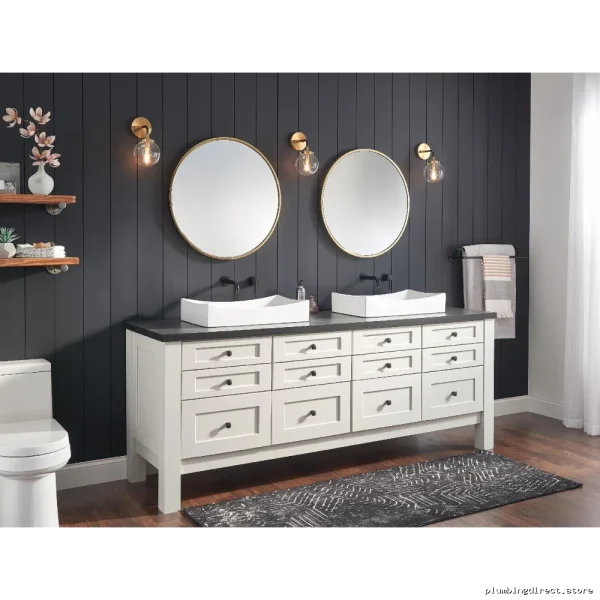 Trinsic Matte Black Double Towel Bar | Model #75925-BL Delta | Space-Saving Stainless Steel Bath Accessory - Image 2
