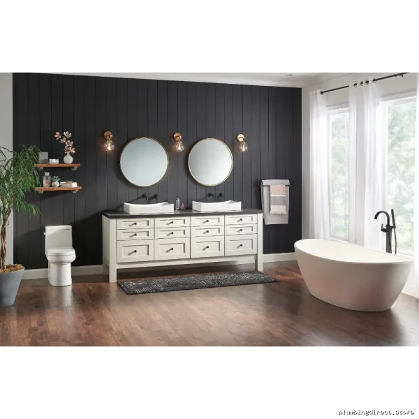 Trinsic Matte Black Double Towel Bar | Model #75925-BL Delta | Space-Saving Stainless Steel Bath Accessory - Image 3