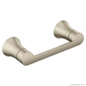 Doux Space-Saving Pivoting Toilet Paper Holder - Brushed Nickel YB0208BN Moen