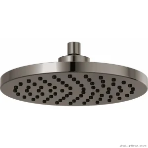 Square Rain Shower Head 2.5 GPM - Brilliance Black Onyx Finish Modern Design